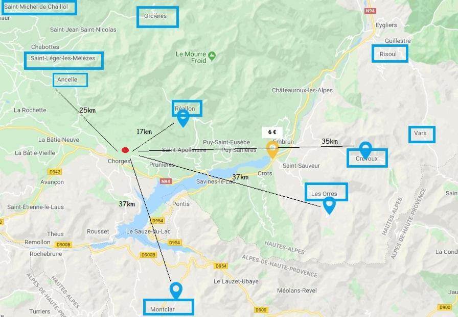 Les Chaix Apartman Chorges Kültér fotó